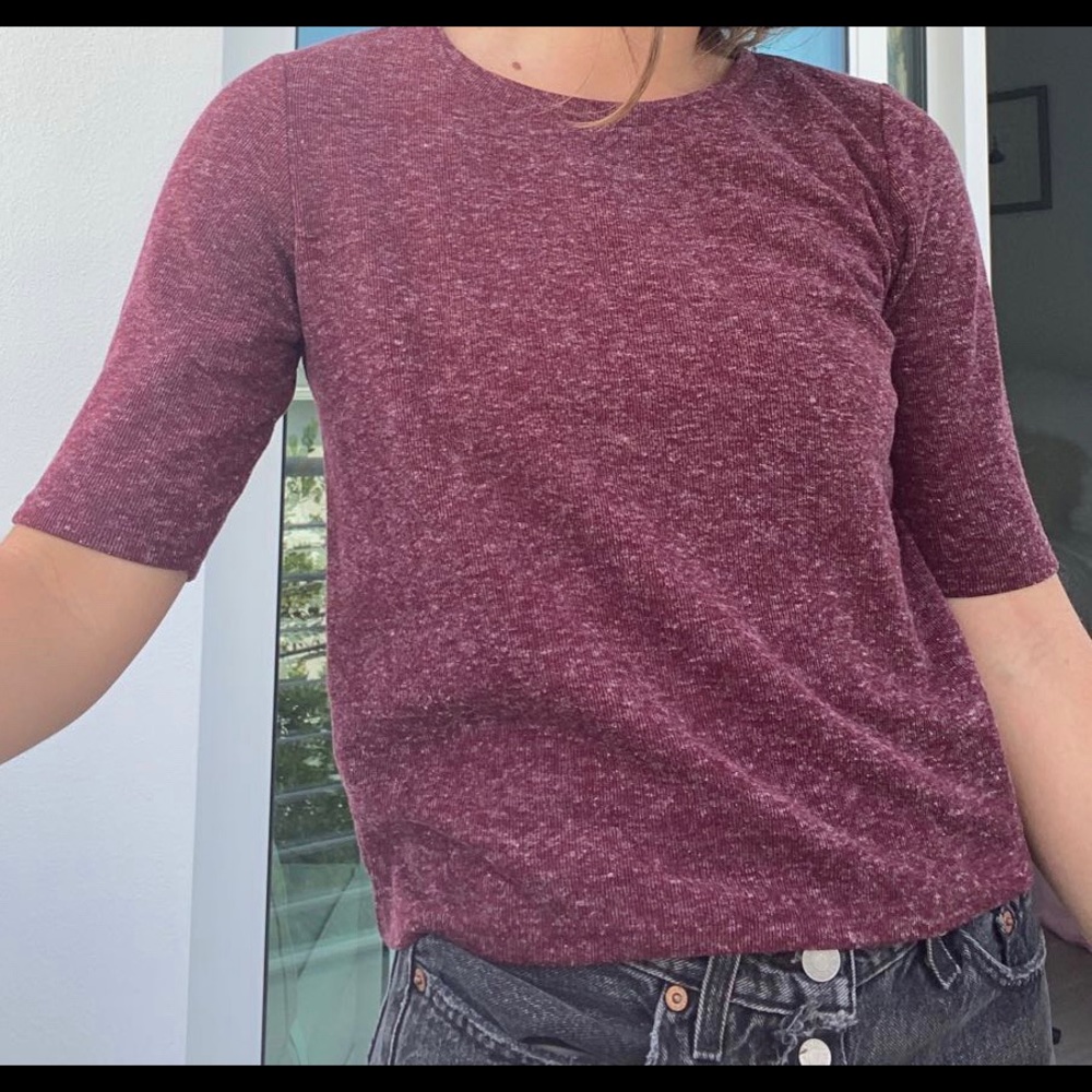 Burgundy Shirt